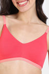 Zivame Double Layered Non Wired 3/4th Coverage T-Shirt Bra - Paradise Pink — thumbnail 5